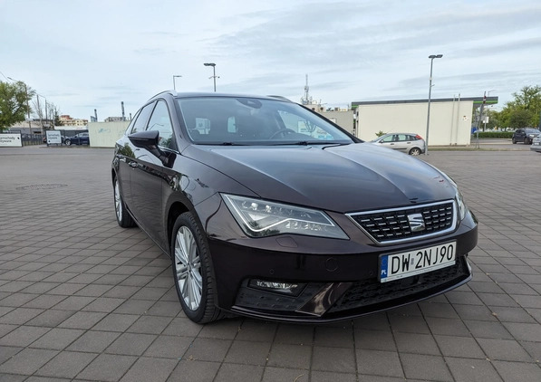 Seat Leon cena 59900 przebieg: 139000, rok produkcji 2017 z Wrocław małe 121